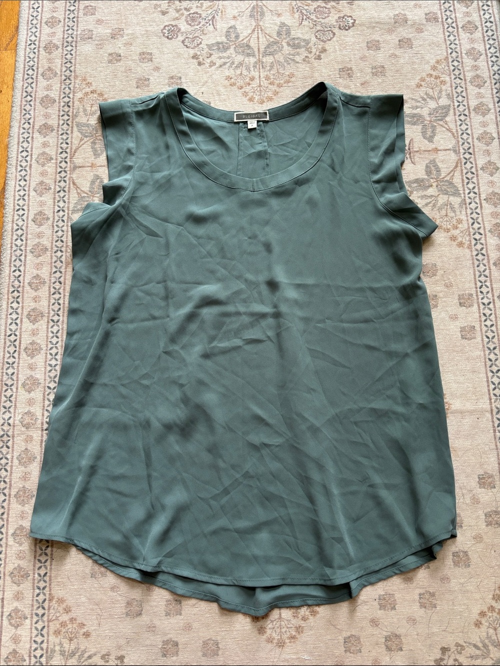 Pleione Blue Green Blouse